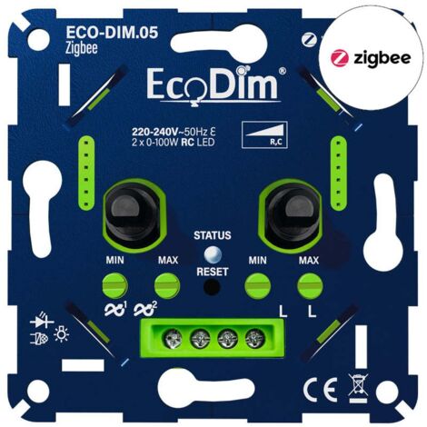 EcoDim.05 Variateur LED Zigbee DUO 0-100W (RC)