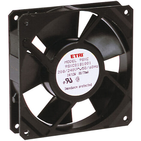 Ecofit 98XH0181000 Axiallüfter 240 V/AC 1860 l/min (L x B x H) 119 x 119 x 25.9 mm