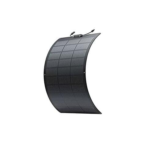 EcoFlow 100W Flexible Solar Panel with IP68 Waterproofing & High Efficiency Solar Modules For Roofs, RVs & More