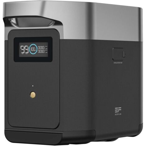 EcoFlow DELTA 2 Max batería inteligente negra y gris