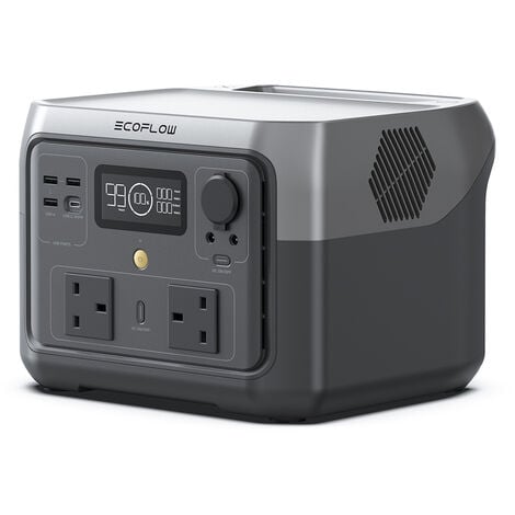 ECOFLOW Portable Power Station RIVER 2 MAX, 512Wh LiFeP04 Battery/ 1 Hour Fast Charging, Up To 1000W Output, Solar Generator (Panel Not Inc.) for Outdoor Camping/RVs/Home Use
