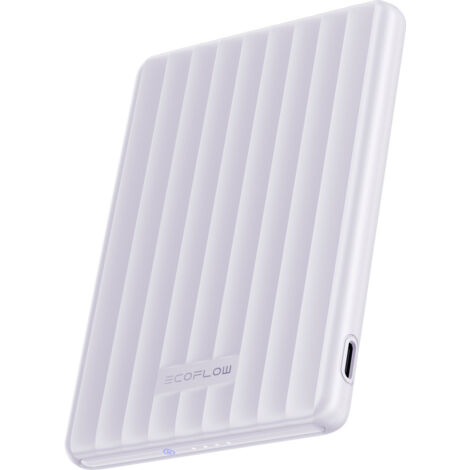 ECOFLOW RAPID Mag 5K Powerbank 5.000 mAh Qi Wireless Charging, Magsafe Li-Ion USB-C® Purple