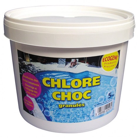 ECOGENE - Granulés chlore choc - 5 Kg