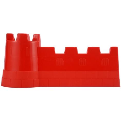 ÉCOIFFIER JOUETS POUR LE SABLE DE MUR DE CHÂTEAU ROUGE 40 X 19 CM
