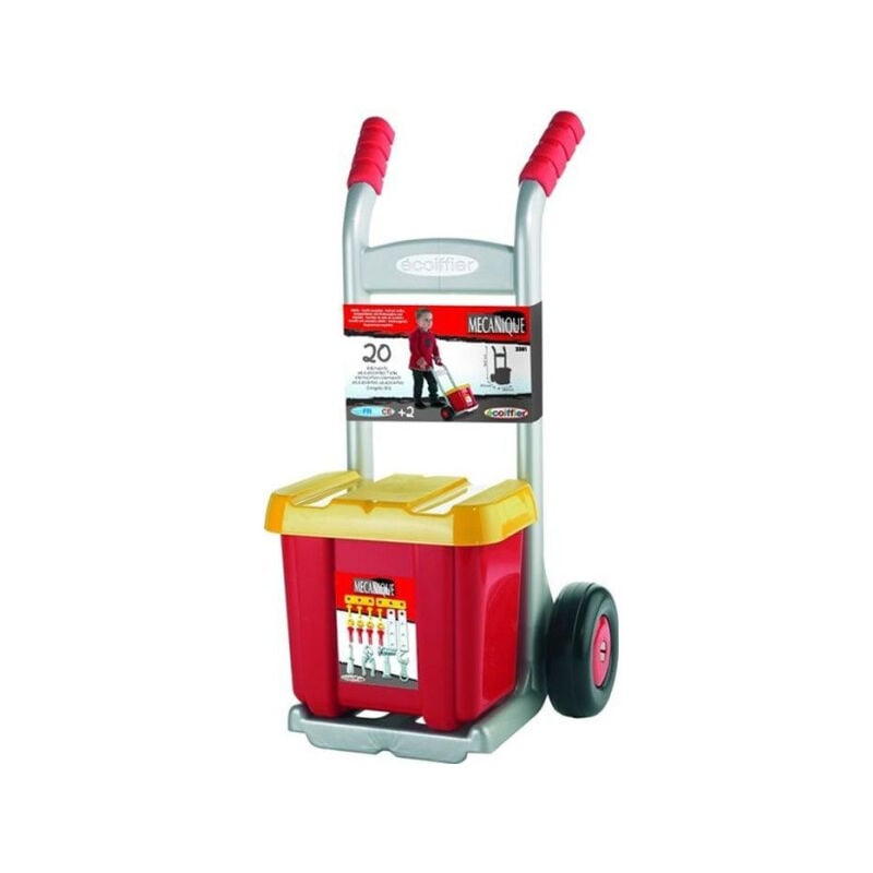 Ecoiffier - mecanics Diable - Boite a outils - 20 pieces