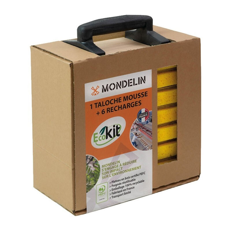 Mob Outillage - Ecokit taloche mousse 14x25cm Mondelin