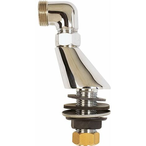Ecolands – Colonnette excentrée 22 mm – Arrivée mâle 1/2' – Excentration 22 mm – Raccord de robinetterie pour installations plomberie