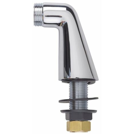 Ecolands – Raccord colonnette luxe mâle 3/4'' – Entrée mâle 1/2'' – Laiton chromé – Installation plomberie efficace - M20x27-m15x21