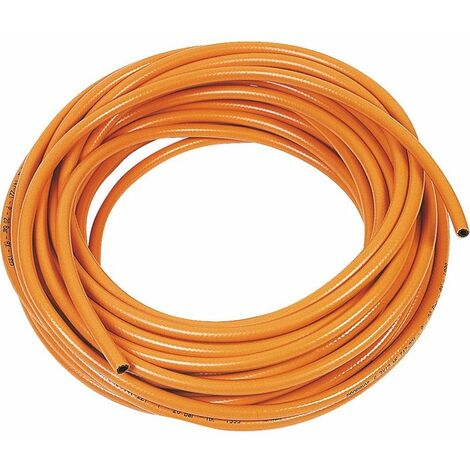 Ecolands – Tuyau souple gaz propane 20m – PVC renforcé tressé – Pression 20 bars – Norme NF T 47-221 – Compatible chalumeaux élevage