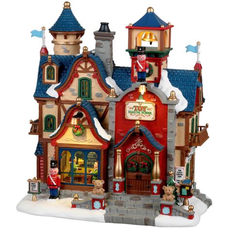 École de Fabrication de Jouets Lemax - Village de Noël