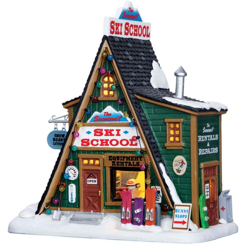 Scène de l'école de ski