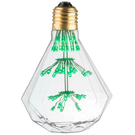 Ecolicht 20130510001 Ampoule Déco Diamant Vert E27 - Ø95x136mm