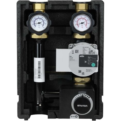ENVIRON EcoMix ENT001 Heizkreispumpengruppe mit Drei-Wege-Mischer,