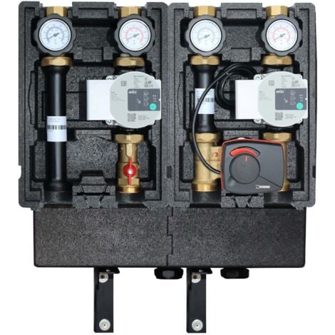 ENVIRON EcoMix Modulverteilergruppe 1x ungemischter Heizkreis 1x