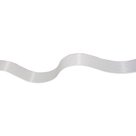 econ connect 28AWG9GR Flachbandkabel Rastermaß: 1.27 mm 9 x 0.08 mm² Grau 30.50 m