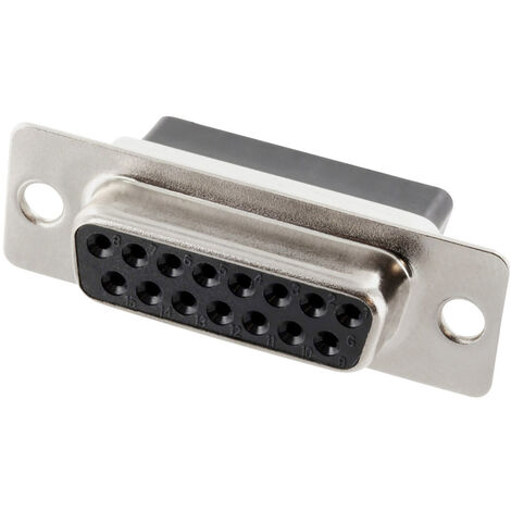 econ connect BU15CR D-SUB Buchsenleiste 180 ° Polzahl: 15 Crimpen 1 St.