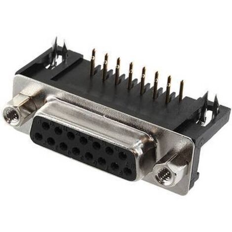 econ connect BUN15WB/9 Embase SUB-D femelle 90 ° Nombre de pôles: 15 pin à souder 1 pc(s) C686241
