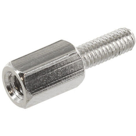 econ connect D3X50A5MH  Abstandsbolzen (L) 60 mm M3  Messing (vernickelt)  1 St.