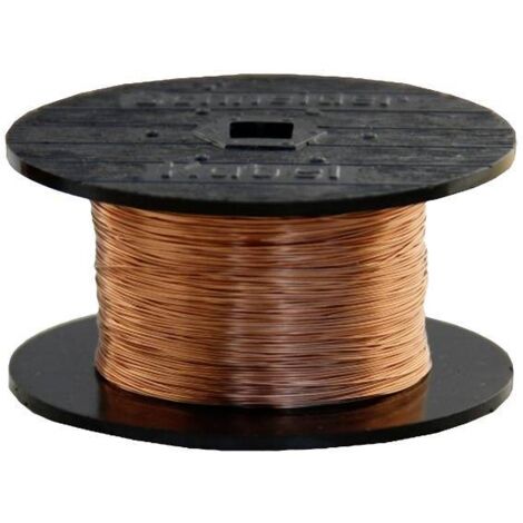 econ connect Fil de cuivre émaillé Diamètre extérieur (avec vernis isolant)=0.2 mm 100 m C892582