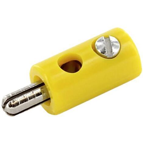 econ connect HOS25GE Fiche banane miniature mâle Ø de la broche: 2.60 mm 1 pc(s) Bulk S236602