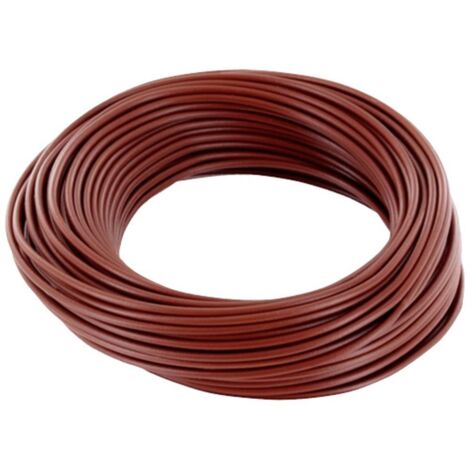 econ connect KD05BR10 Fil de câblage 1 x 0.2 mm² marron 10 m C892242