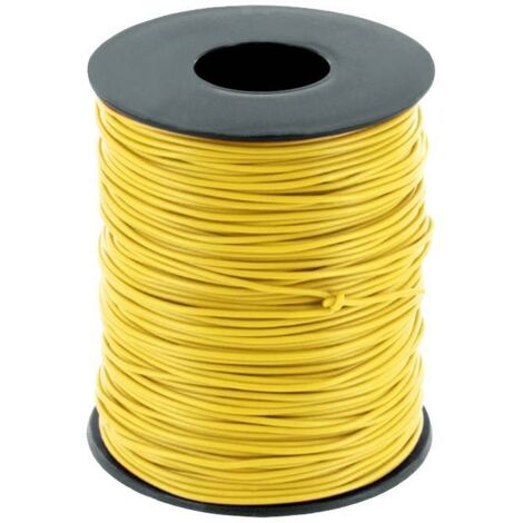 econ connect KD05GE100 Fil de câblage 1 x 0.2 mm² jaune 100 m C892272