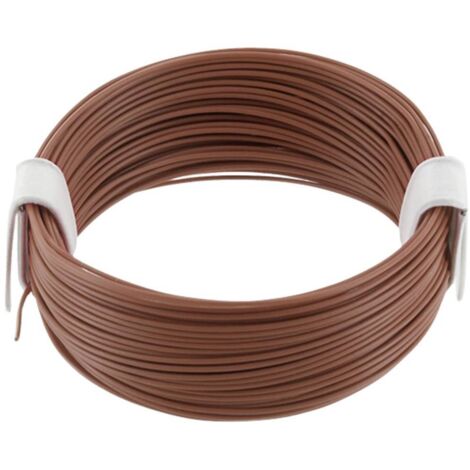 econ connect KL004BR10 Fil de câblage 1 x 0.04 mm² marron 10 m C892102