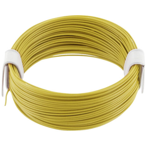 econ connect KL004GE10 Litze  1 x 0.04 mm² Gelb 10 m