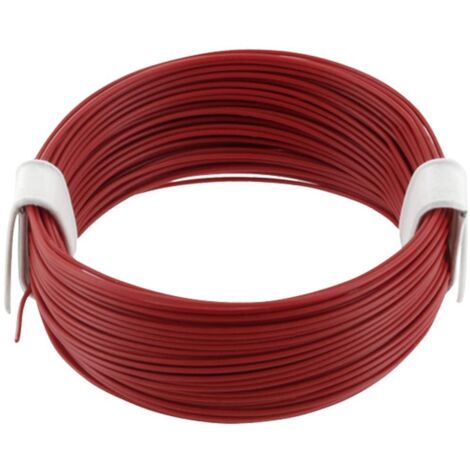 econ connect KL004RT10 Fil de câblage 1 x 0.04 mm² rouge 10 m C892312