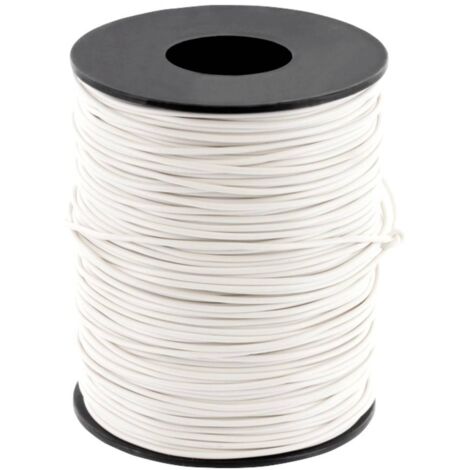 econ connect KL014WS100 Fil de câblage 1 x 0.14 mm² blanc 100 m C892842
