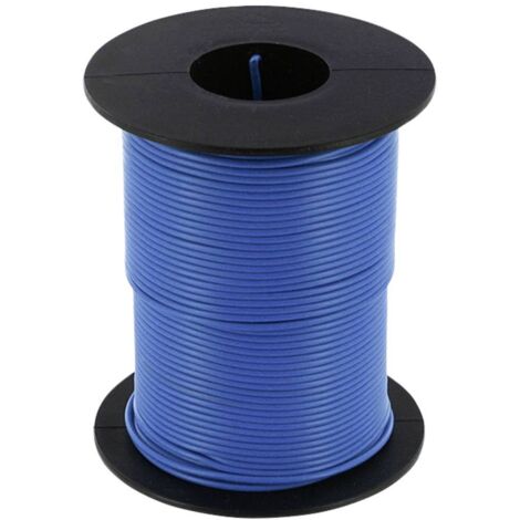 econ connect KL025BL50 Fil de câblage 1 x 0.25 mm² bleu 50 m C892662