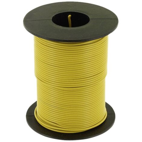 econ connect KL025GE50 Fil de câblage 1 x 0.25 mm² jaune 50 m C892072