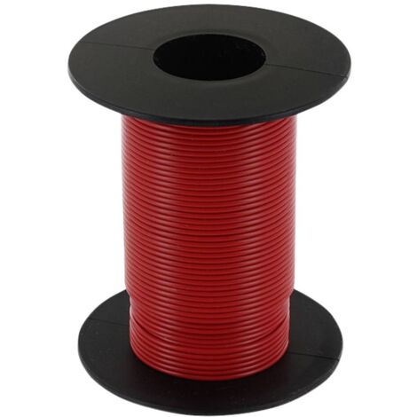 econ connect KL025RT25 Fil de câblage 1 x 0.25 mm² rouge 25 m C892632