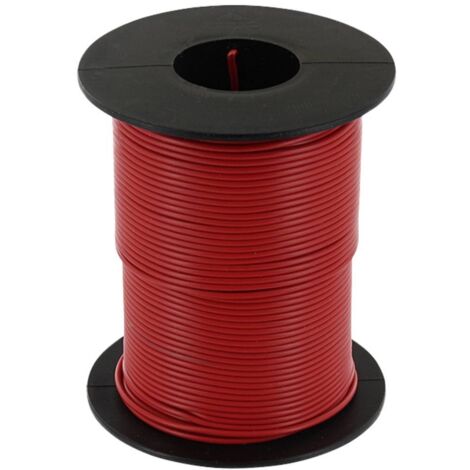 econ connect KL025RT50 Fil de câblage 1 x 0.25 mm² rouge 50 m C892012