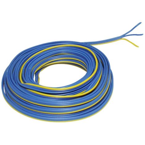 econ connect KL3X014BLBLGE25 Fil de câblage 3 x 0.14 mm² bleu, bleu, jaune 25 m C891712