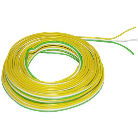 econ connect KL3X014GEWSGN5 Fil de câblage 3 x 0.14 mm² jaune, blanc, vert 5 m C891922