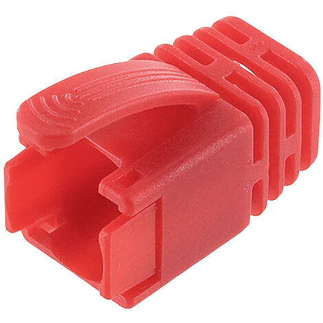 econ connect  Knickschutz für Cat.8 Stecker rot KSC8RT Knickschutztülle    Rot 1 St.
