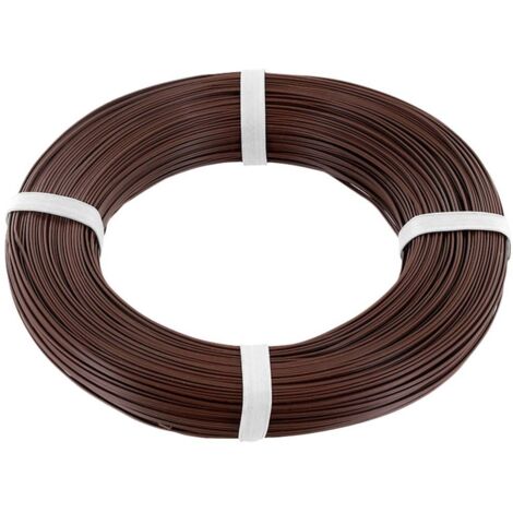 econ connect KZL2X008BR100 Fil de câblage 2 x 0.08 mm² marron 100 m C891552