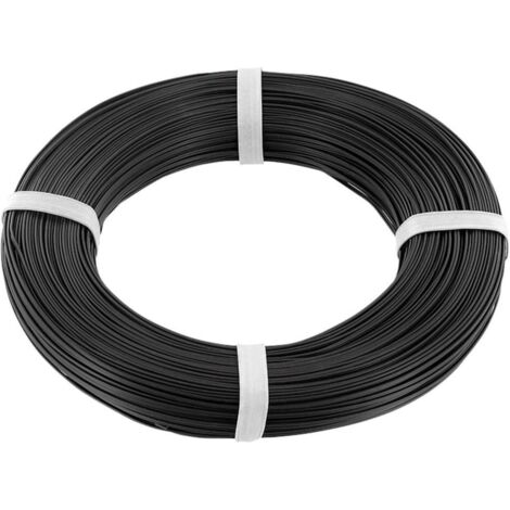 econ connect KZL2X008SW100 Fil de câblage 2 x 0.08 mm² noir 100 m C891542