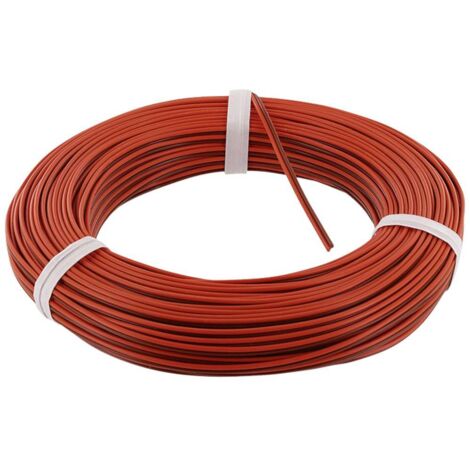 econ connect KZL2X014RTBR25 Fil de câblage 2 x 0.14 mm² rouge, marron 25 m C891292