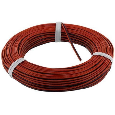econ connect KZL2X014RTSW25 Cavo per cablaggi 2 x 0.14 mm² Rosso, Nero 25 m