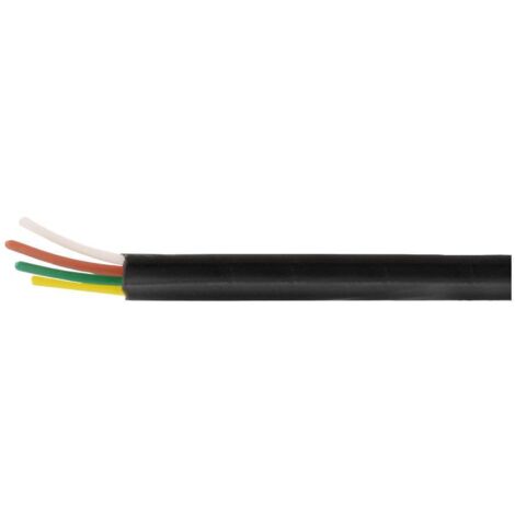 econ connect MPFK4SW Câble en nappe noir 100 m C891602