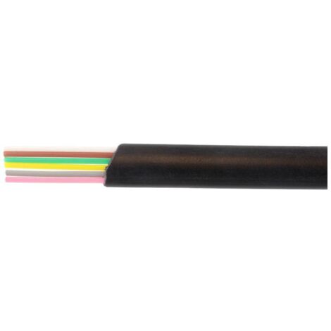 econ connect MPFK6SW Câble en nappe noir 100 m