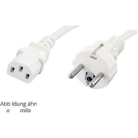 econ connect NKG2WS1 Kaltgeräte Anschlusskabel   2 m
