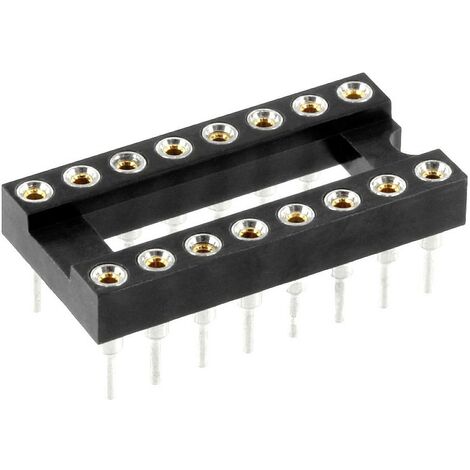 econ connect PZ16AW Support de circuits intégrés Nombre de pôles: 16 contacts de précision 1 pc(s) Tube S597832
