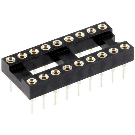 econ connect PZ18AB Support de circuits intégrés Nombre de pôles: 18 contacts de précision 1 pc(s) Tube S597852