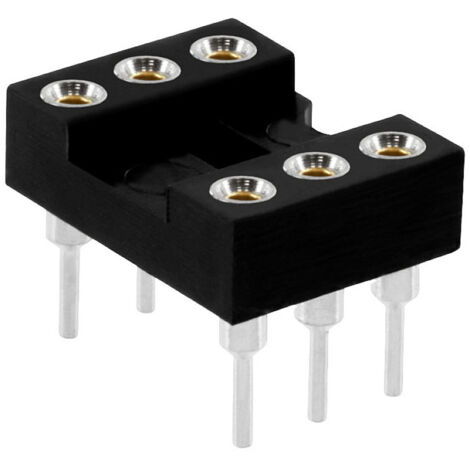 econ connect PZ6AW Support de circuits intégrés Nombre de pôles: 6 contacts de précision 1 pc(s) Tube S597302