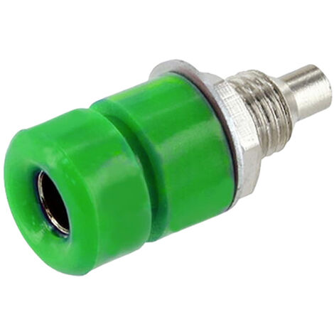 econ connect TB40GN Laborbuchse Buchse, Einbau Stift-Ø: 4 mm Grün 1 St. Bulk