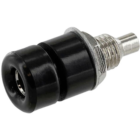 econ connect TB40SW Laborbuchse Buchse, Einbau Stift-Ø: 4 mm Schwarz 1 St. Bulk