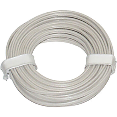 econ connect ZKL014WS5 Litze  2 x 0.14 mm² Weiß 5 m